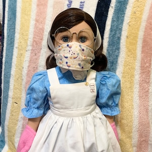 OOAK Custom My Life As doll (Nurse Lucafont from A series of unfortunate events)