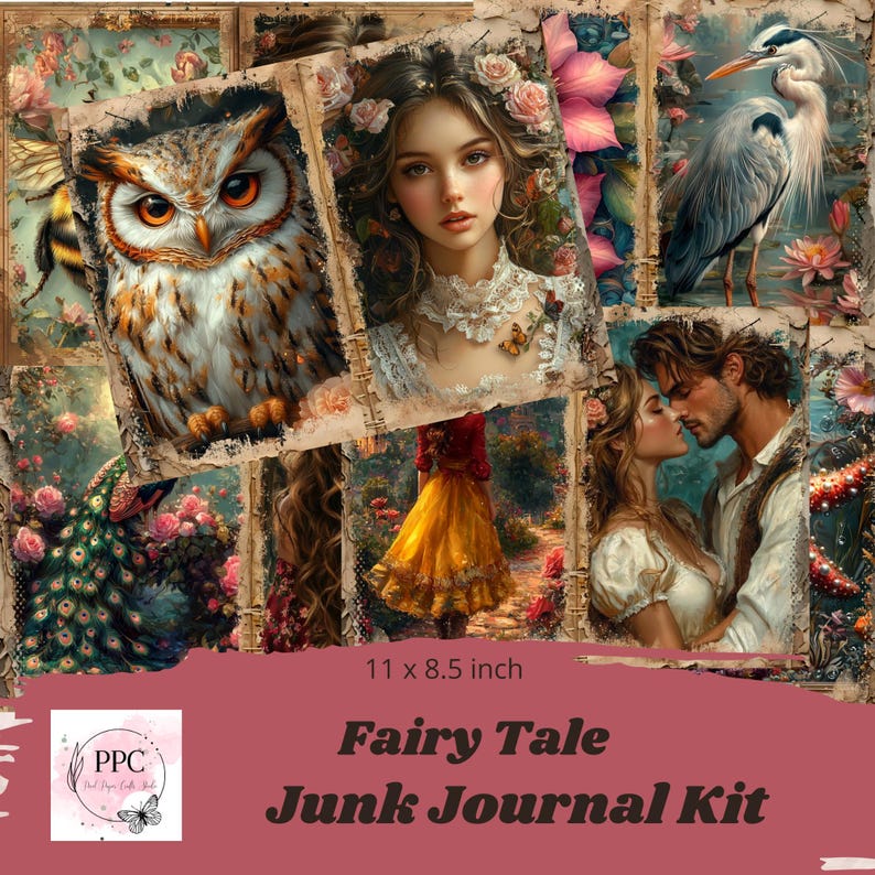 Fairy Tale Junk Journal Kit Printable, Fairy Junk Journal, Fairy ...