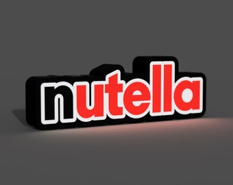 Einzigartige, von Nutella inspirierte LED-Lampe – perfekt für Schokoladenliebhaber und Liebhaber der Inneneinrichtung