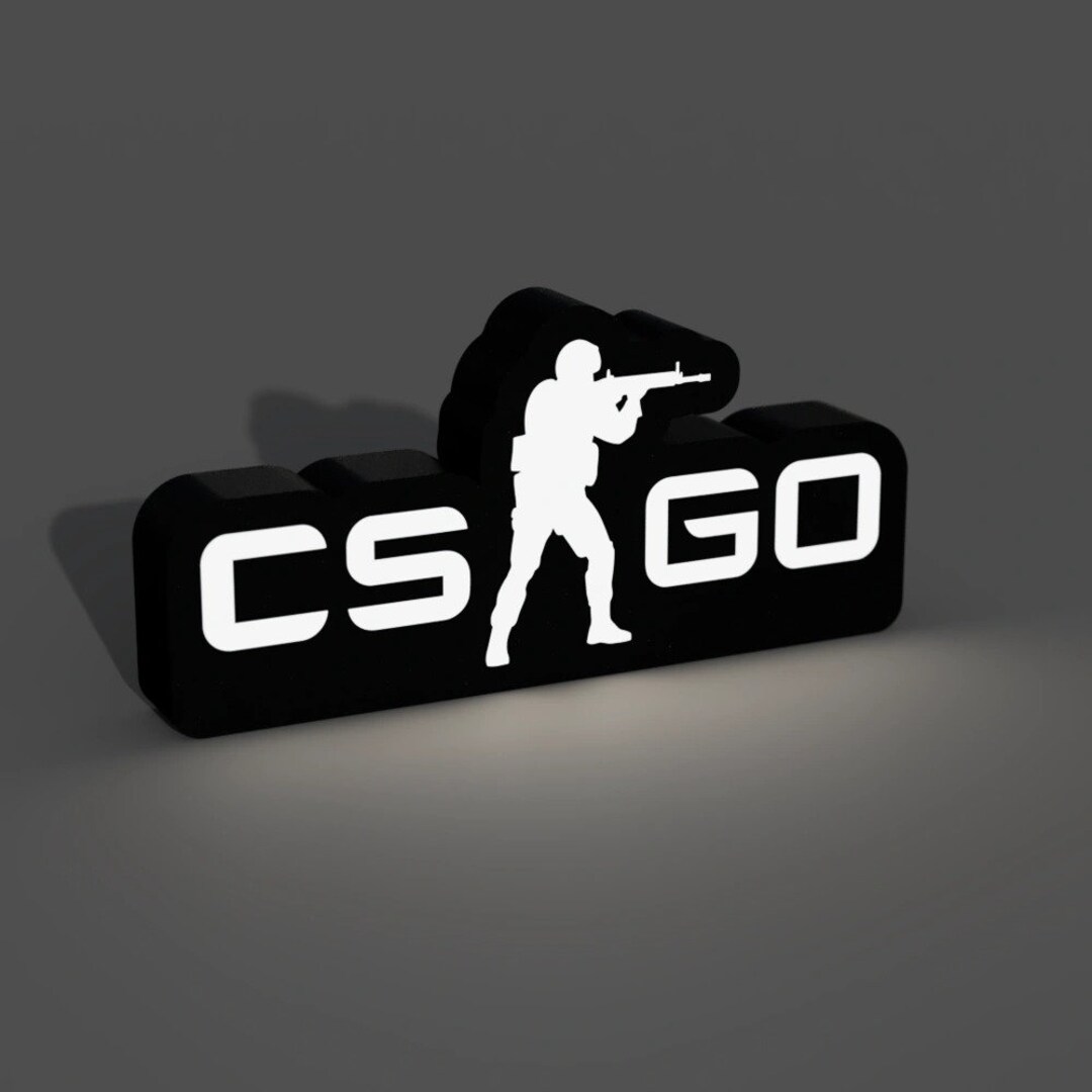 CS:GO Counter Strike Logo Table Lamp - Etsy