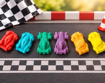 Goat Milk Race Car Soap: Unscented Car Enthusiast Gift