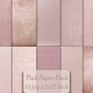 Sfondo in lino rosa shabby chic, elegante carta da juta digitale, pacchetto texture tessuto di design, classico set folio romantico, kit sfondo neutro