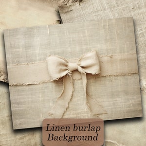 Shabby Chic Leinen Hintergrund,Klassisches Beige Sackleinen Papier,Eleganz Französischer Spitze Hintergrund,rustikales Juta Folio Set,Floral Warm Color Journal Kit