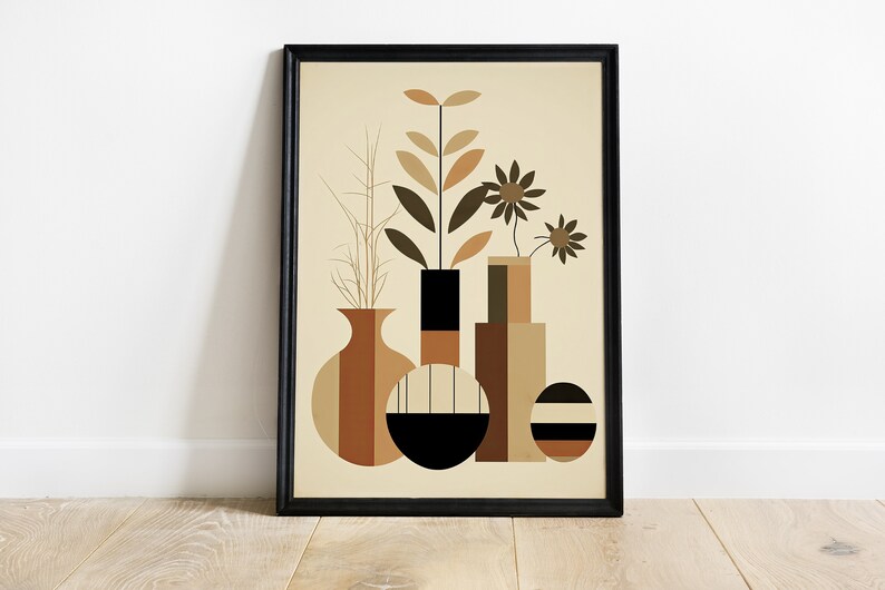Simple Modern Wall Art, Boho Style Line Art, Wall Art Boho Abstract Minimalist, Wall Decor Over