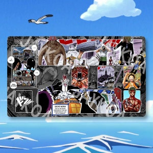 Tapis de jeu personnalisé du jeu de cartes One Piece - Thriller Bark | Accessoires JCC | Cadeau pour les joueurs