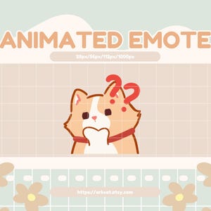 Leuke verwarde emote: Corgi-emoticon met vraagteken voor Twitch, Discord en YouTube