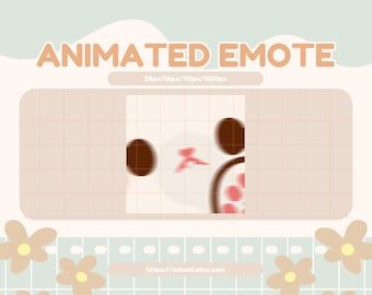 Intimidating Bunny Emote – White Rabbit Staring Animated Emote for Twitch, Discord & YouTube