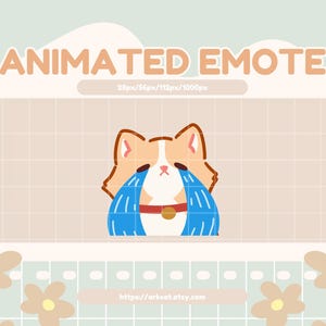 Geanimeerde emote Crying Corgi: Kawaii Dog voor Twitch, Discord en YouTube