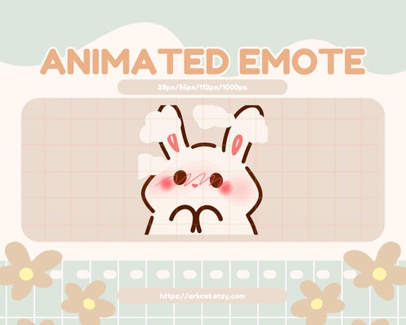 Blushing Bunny Gif