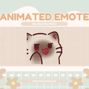 Siamese Cat Bleh Emote: Animated Twitch, Discord, YouTube GIF