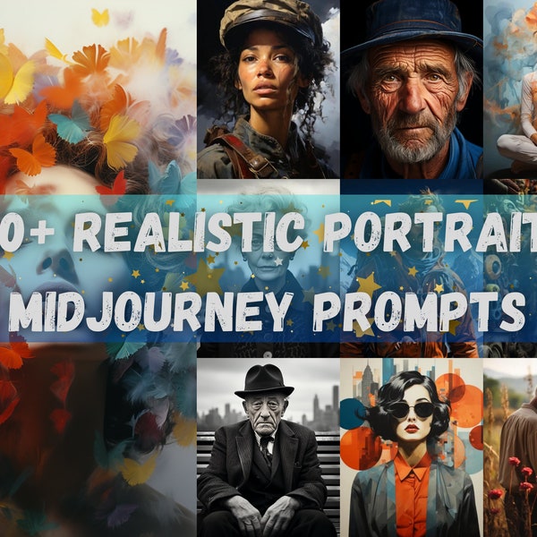 100+ Realistic Portraits Midjourney Prompts: AI Art, Midjourney Prompt, AI Generation, Digital Art, Midjourney Portraits, Digital Art