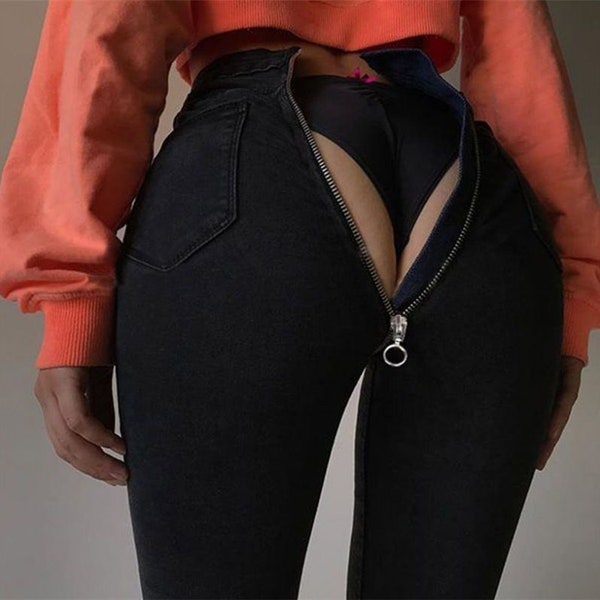 Open Crotch Yoga Pants Etsy