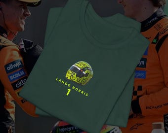 Lando Norris 2026 Helmet Number 1 T-Shirt