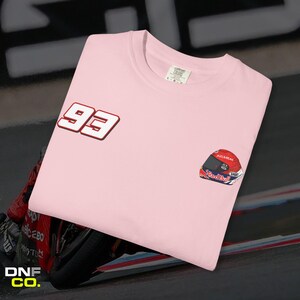 Marc Marquez Shirt | Heavyweight Graphic Tee for Track Day Apparel image 9