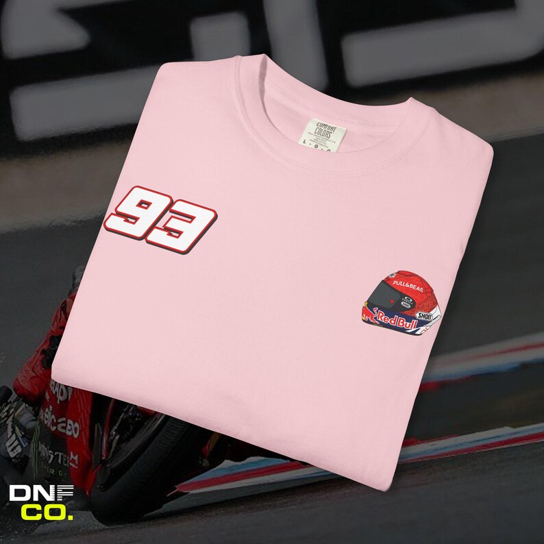 Marc Marquez Shirt | Heavyweight Graphic Tee for Track Day Apparel image 9