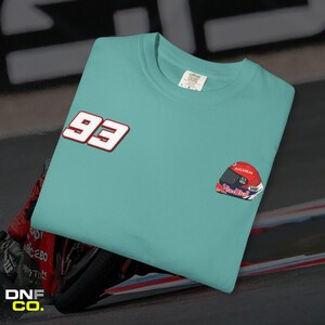 Marc Marquez Shirt | Heavyweight Graphic Tee for Track Day Apparel image 4
