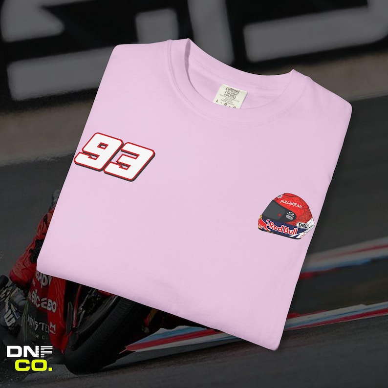 Marc Marquez Shirt | Heavyweight Graphic Tee for Track Day Apparel image 8