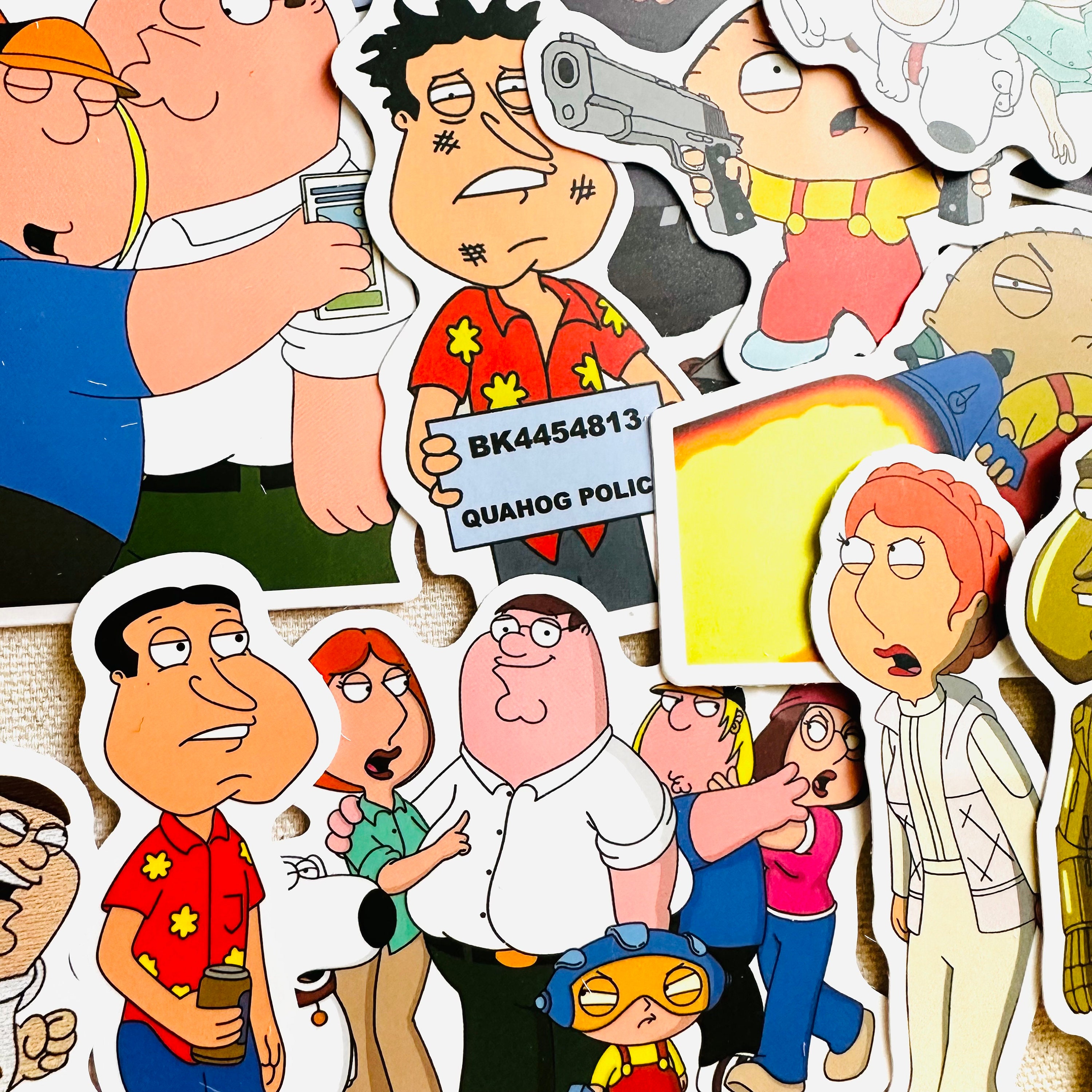 Rare Find! Limited Qty! Family Guy Stickers Adult Cartoon TV Show Phone ...