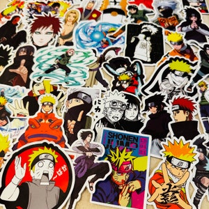 Naruto stickers for phone holders on Craiyon