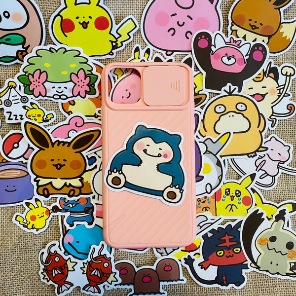 38pcs Kawaii Japanese Manga Stickers Phone Laptop Decals Waterproof Vinyl stickers