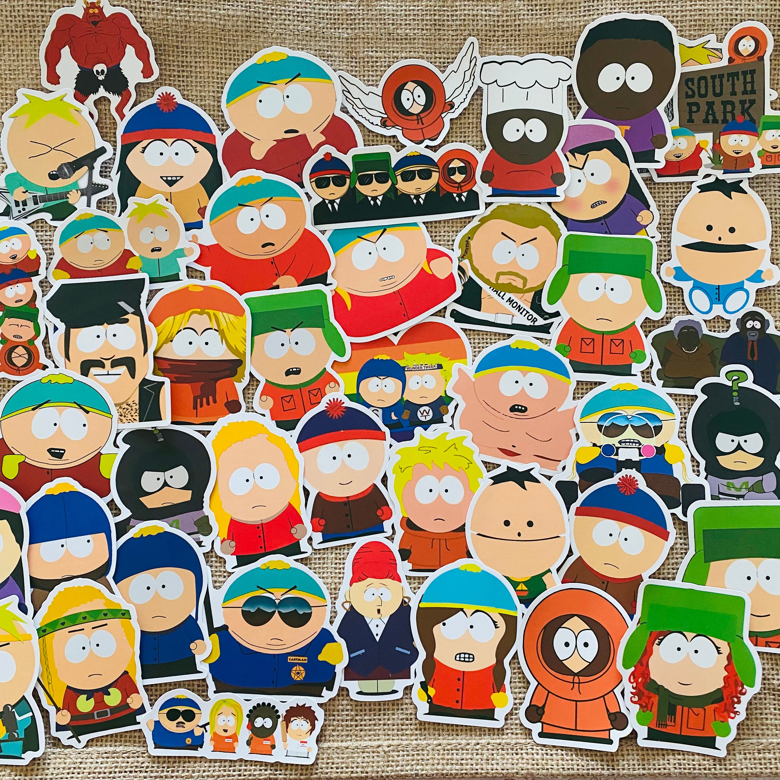 South Park Stickers Vinyl Stickers Waterproof Stickers No REPEATS 