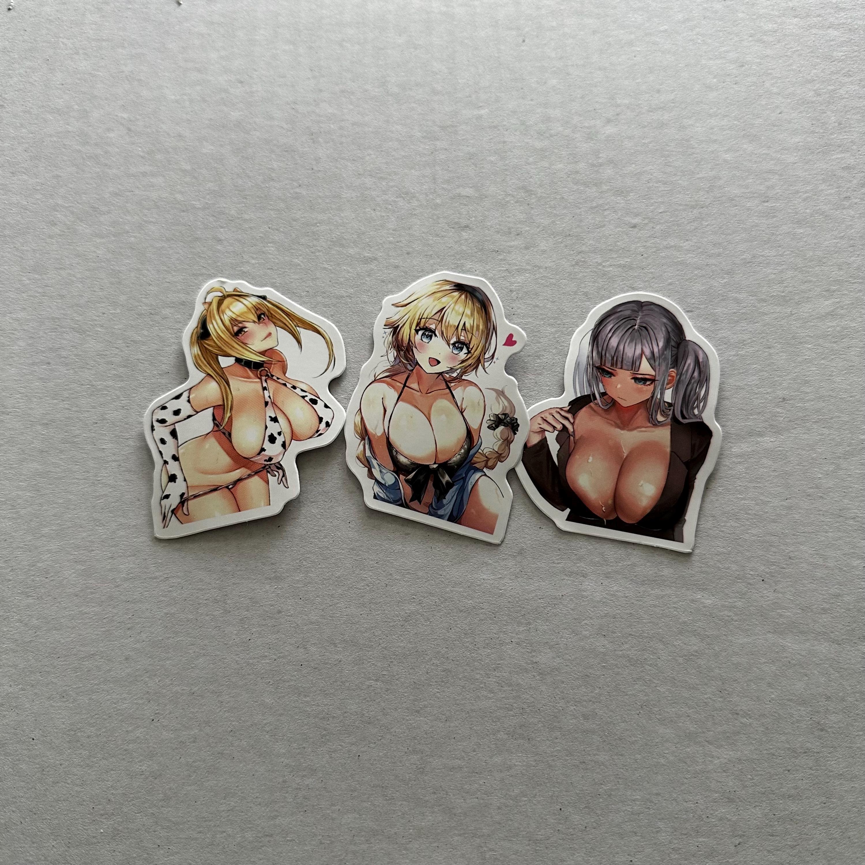 50pcs Sexy Anime Girl Stickers Waifu Stickers Kawaii Anime Decals Phone ...