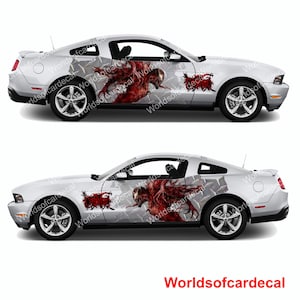 Venom Carnage Bunte Car Wrap - Einfache DIY Fahrzeug Makeover
