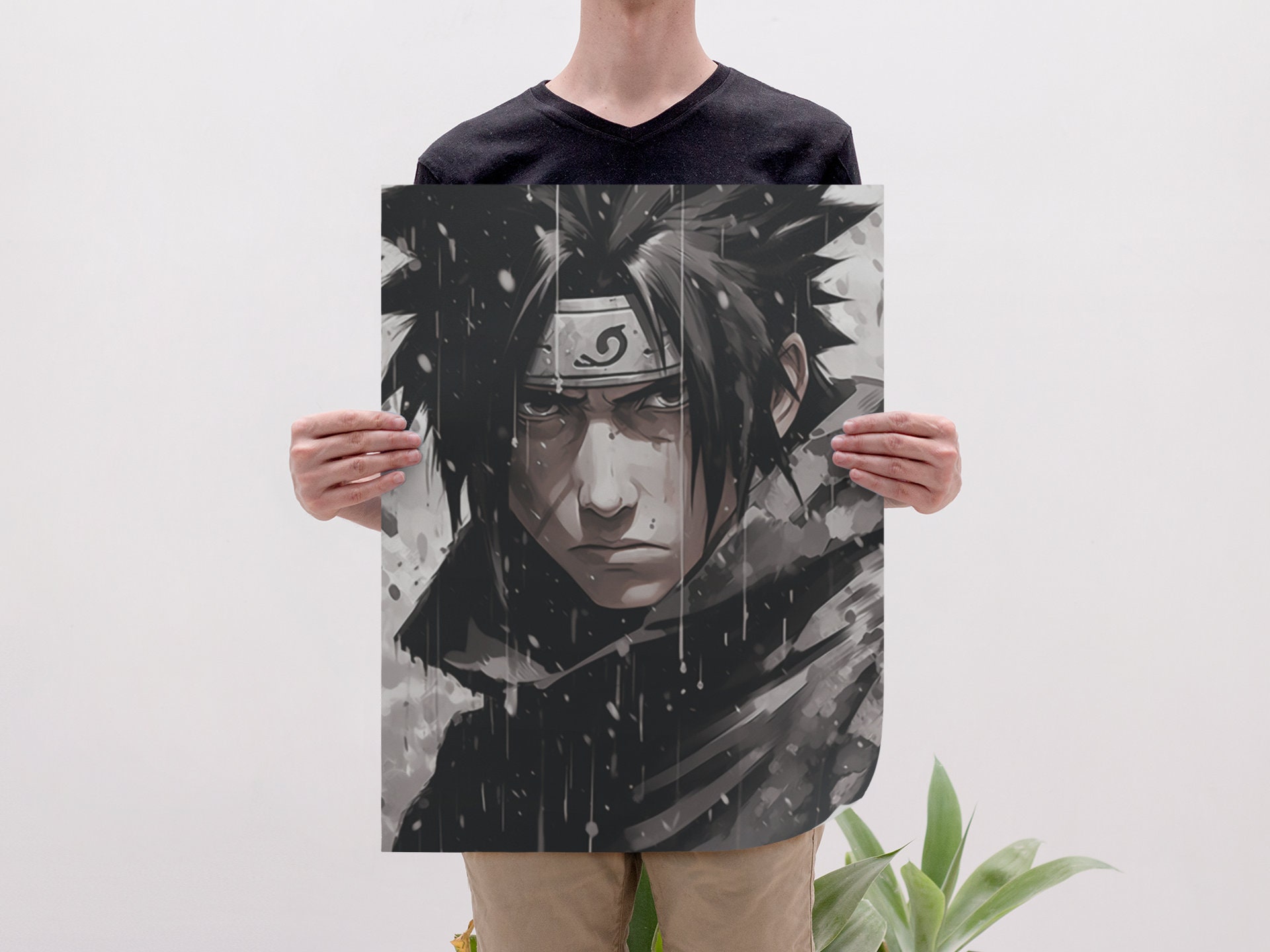 Naruto Uchiha Shisui Anime Canvas Art Poster Home Wall Decoration Painting  Bedroom Living Room Office Decoration Poster 08×12inch(20×30cm) :  : Home