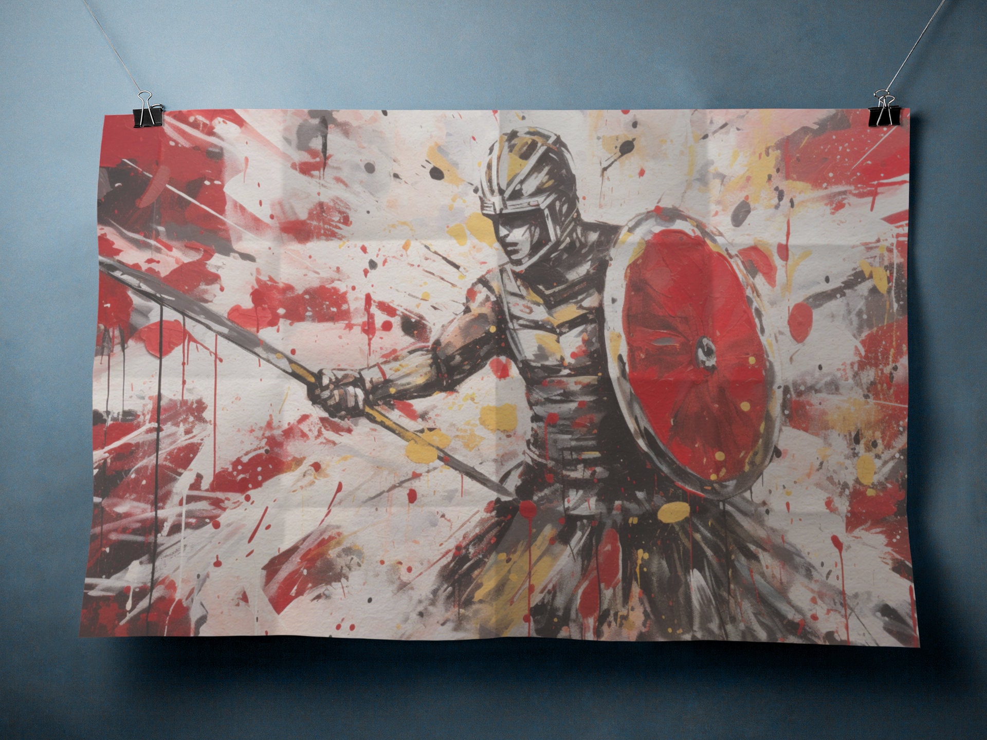 Quadro decorativo Poster 300 This Is Sparta Filme Cinema Arte no