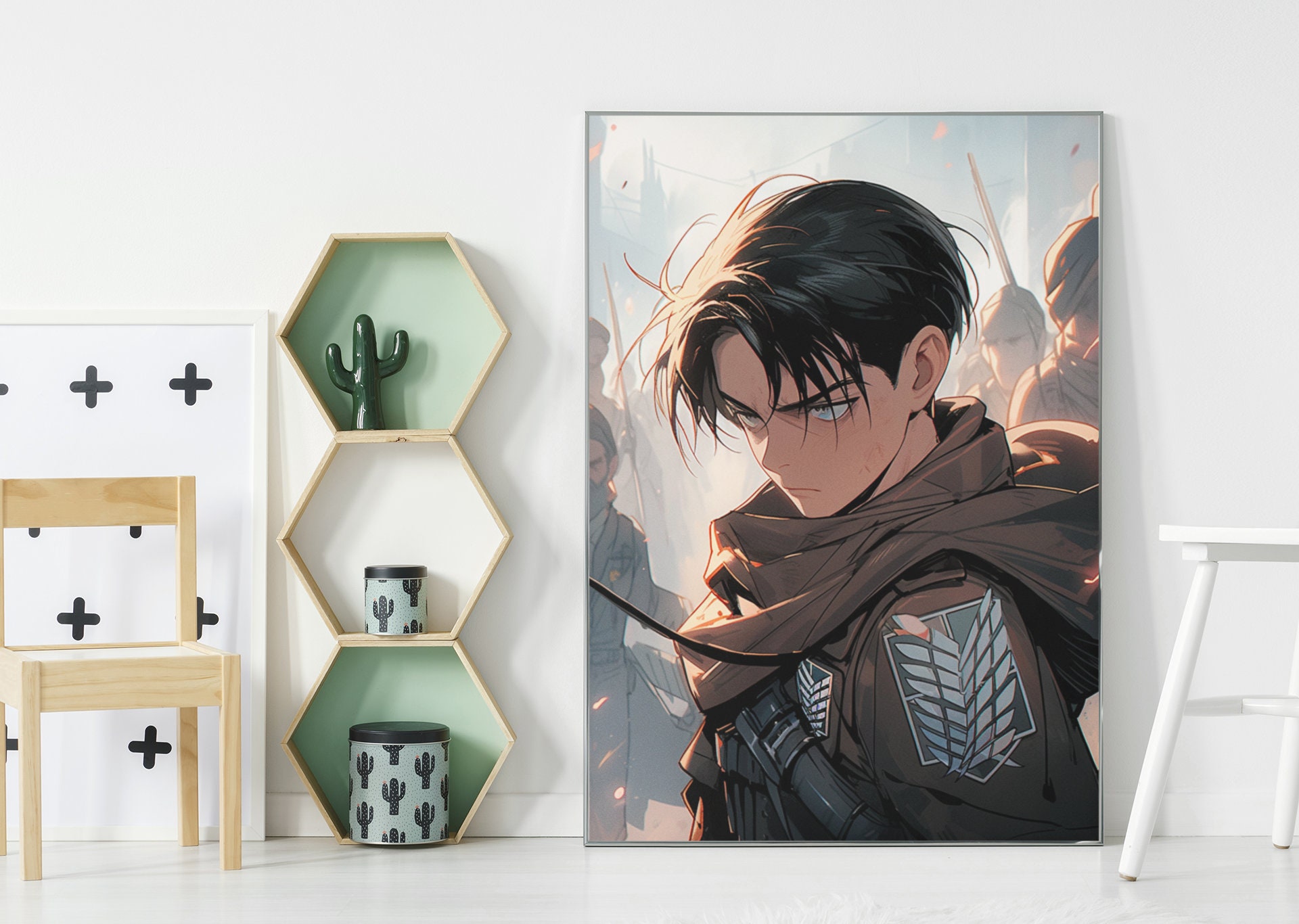 Attack on Titan Poster Anime Manga Art Print Wall Room Decor Shingeki no  Kyojin