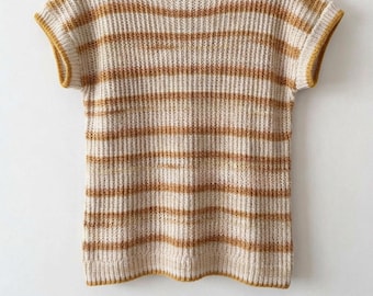 Strickmuster Anleitung, Valeria Top anfängerfreundlich (digitaler Download)