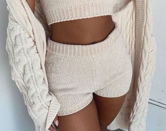 Beach Shorts Knitting Pattern, Beginner Friendly (Digital Download)