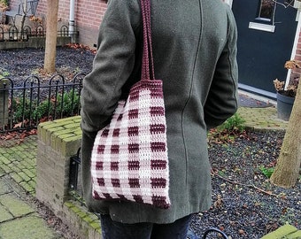Crochet Tote Bag Pattern, Beginner Friendly (Digital Download)