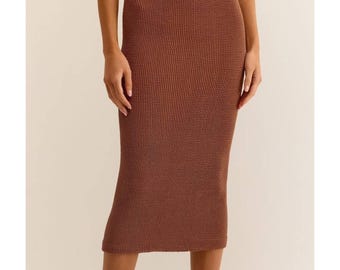 Maxi Skirt Pattern , Maxi Skirt Knitting Pattern, Slit Skirt Pattern, Digital Download, ONLY Pattern