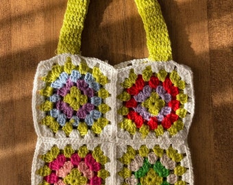 Grandma Square Bag Häkelanleitung, Anfänger freundlich (Digitaler Download)