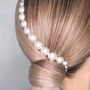 Pearl Hair Pins for bride bridal hair accessories for wedding bride clips for updo hairpins faux pearl hair pins for bridesmaids hair