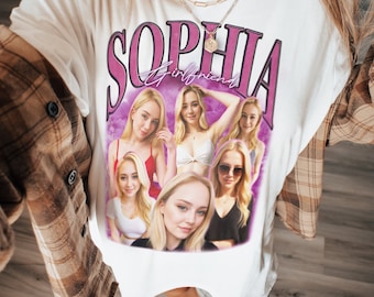 Custom Girlfriend T-Shirt, Boyfriend Shirt, Personalized Wife Wedding Shirt, Custom Bootleg Rap Tee, Personalized Birthday Vintage Shirt