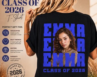Graduation Shirt Personalized, Graduation Gift, 2025 Senior Graduate shirt, Graduation Shirt, Custom Graduation Shirt, Graduation Party Tee