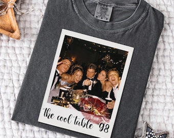 Custom Polaroid Photo T-Shirt,Vintage Custom Photo Shirt,Anniversary Couple Shirt,High School Sweetheart Gift,Personalized Couple Memory Tee