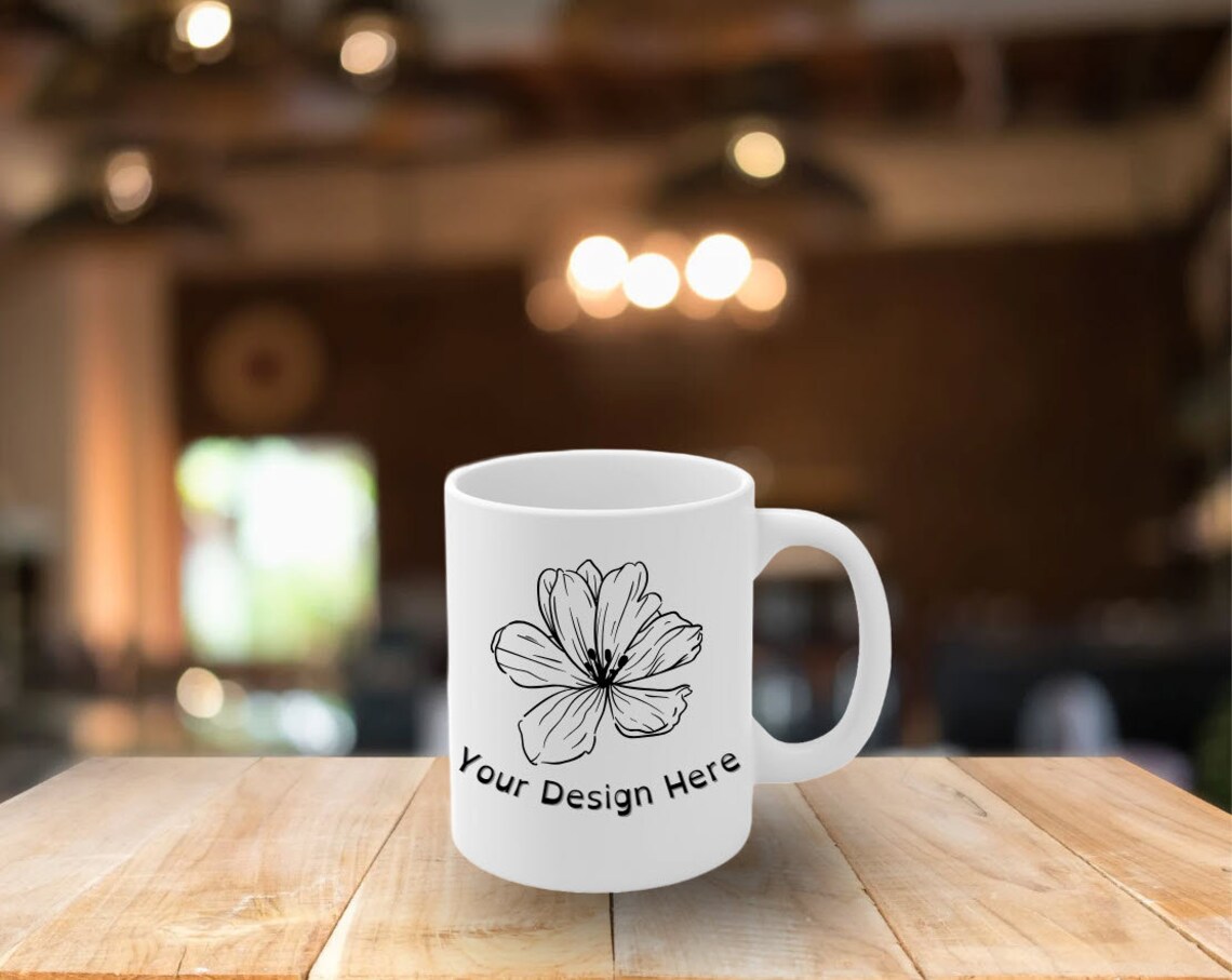 Canva Mug Template Drag and Drop Mug Mockup 11oz Ceramic Mug Mockup Use
