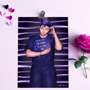 BTS Fan Art RM Namjoon Butter Era Print Gift, Kpop merchandise, Kpop wall art