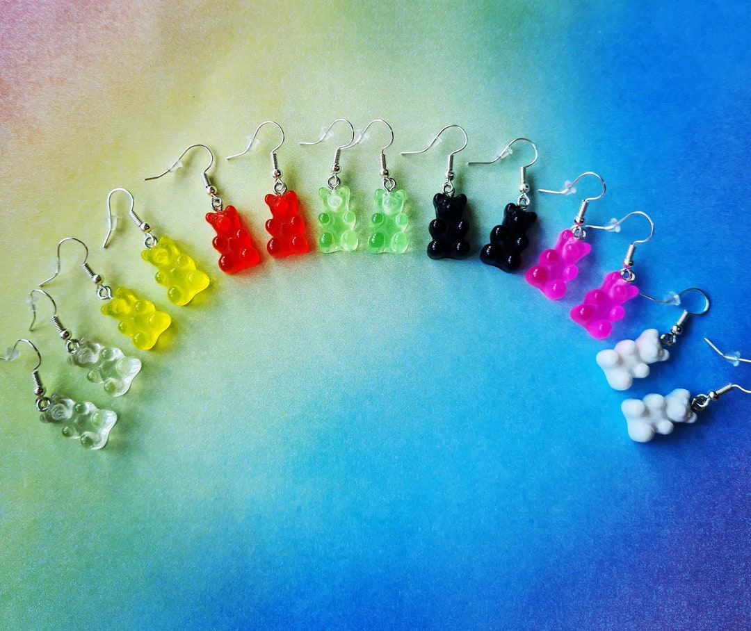 Gummy Bear Earrings Candy Earrings Sweetie Earrings Etsy