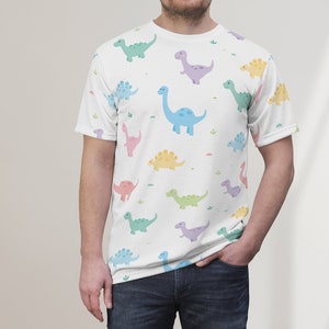 ABDL Dinosaur Print Unisex Cut & Sew Play Shirt  | Kawaii | Age Regression | Agere | Littlespace
