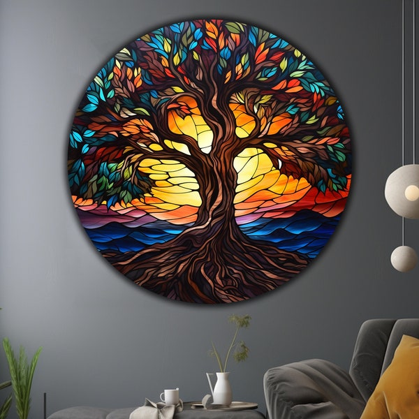 Art mural en verre trempé | Art mural moderne | Tentures murales | Idées de design d'intérieur | Décoration d'intérieur | Cadeau d'art en