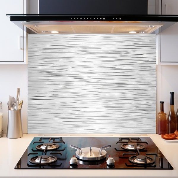 Tempered Glass Stove Backsplash Panel, Stove Back Cover, Kitchen Decor, Stove Top Cover, Kitchen Backsplash Tile, Chopping and Noodle Board