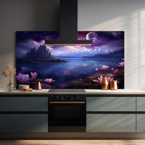 Art mural en verre trempé | Art mural moderne | Tentures murales | Idées de design d'intérieur | Décoration d'intérieur | Cadeau d'art en