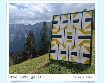 The 3895 Quilt - PDF Quilt Pattern from Millie & Bun Designs