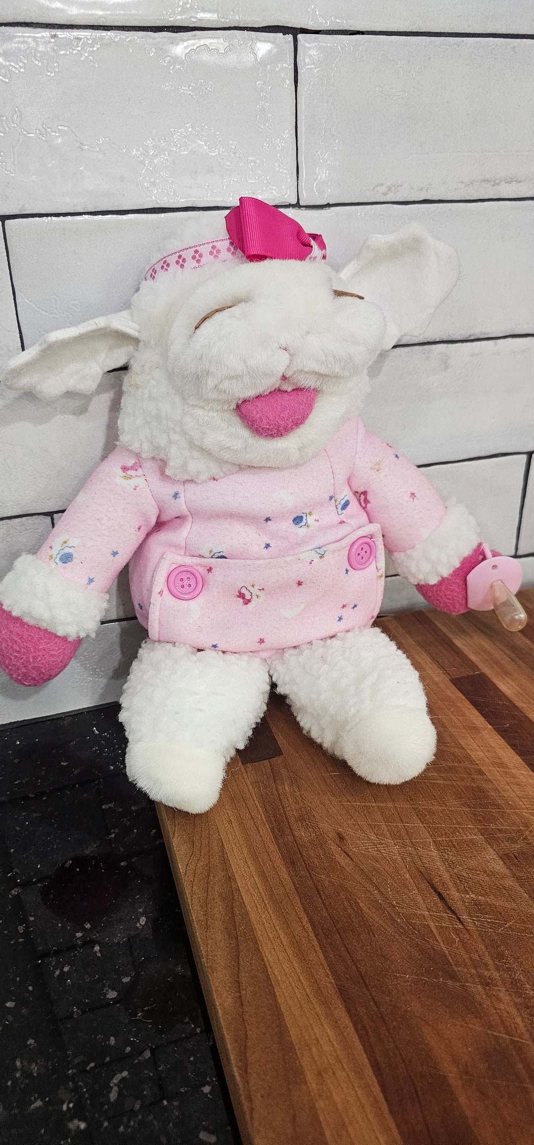 Vintage Shari Lewis Baby Lamb Chop Plush Puppet 1980s 1990s Etsy