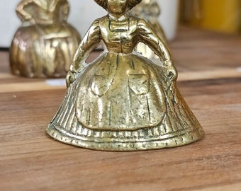 Vintage Welsh Lady Brass Bell