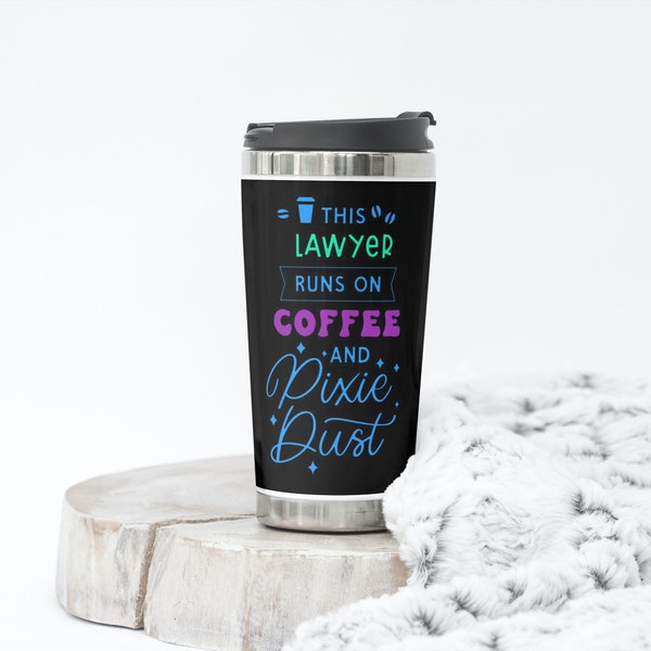 Personalised Coffee Travel Cup 20oz - Job Title - Vinyl Decal - Doctor, Stage Manager, Artist, Lawyer, Teacher, Director, Accountant